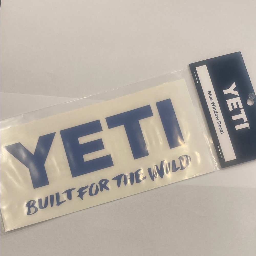 YETI Bold Blue Decal